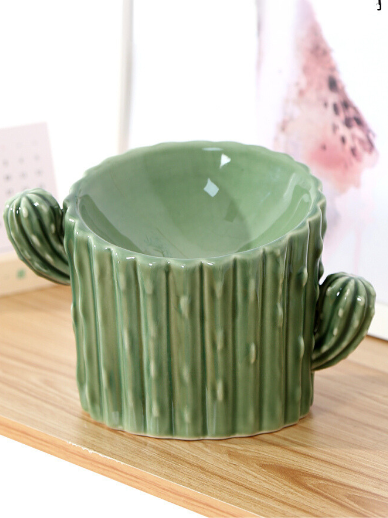 cactus shaped food bowl