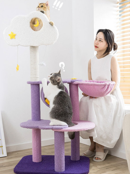 Yumekawa Night Sky Cat Tower 