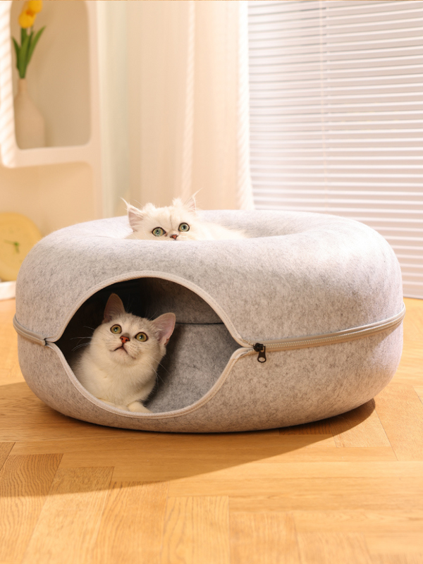 donut cat bed 