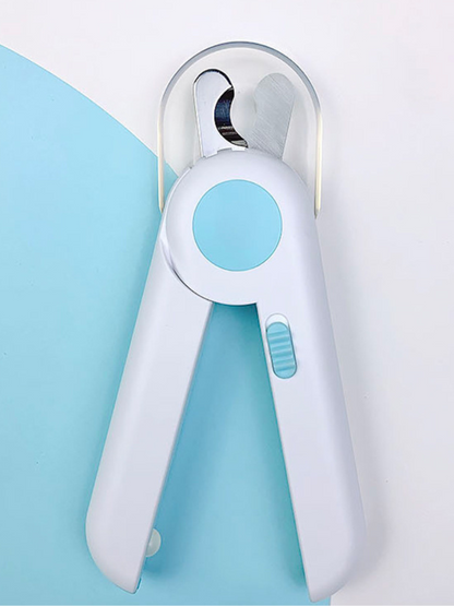 Glowing pet nail clipper [with LED light and nail file] 