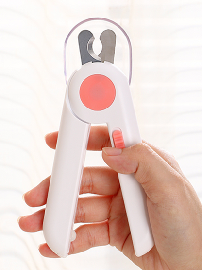 Glowing pet nail clipper [with LED light and nail file] 