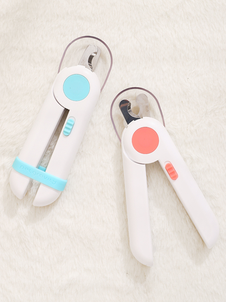 Glowing pet nail clipper [with LED light and nail file] 