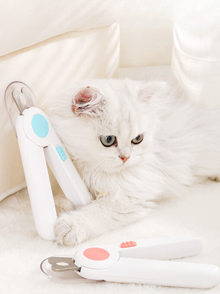 mofucat Glowing pet nail clippers with LED light and nail file mofucat MOFUCAT