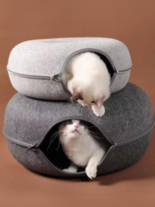 donut cat bed 