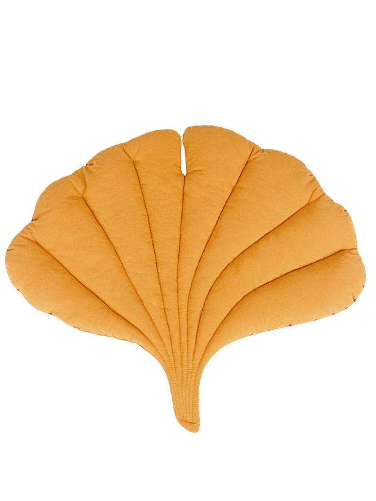 Fluffy leaf reversible cat bed [Ginkgo biloba/Konoha]