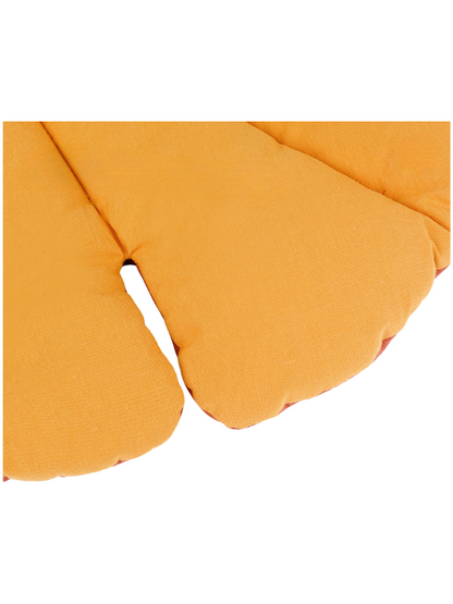 Fluffy leaf reversible cat bed [Ginkgo biloba/Konoha]