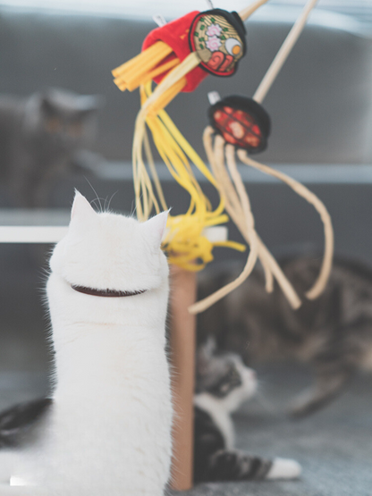 Food Fighter Cat Toy [Motsunabe, Ramen, French Fries]