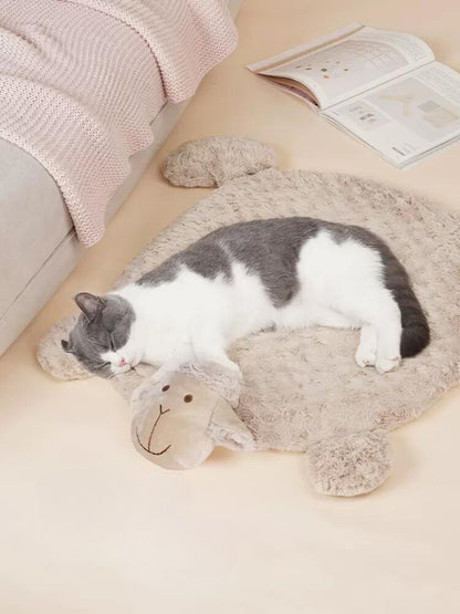 Fluffy Sheep Cat Sleeping Mat 