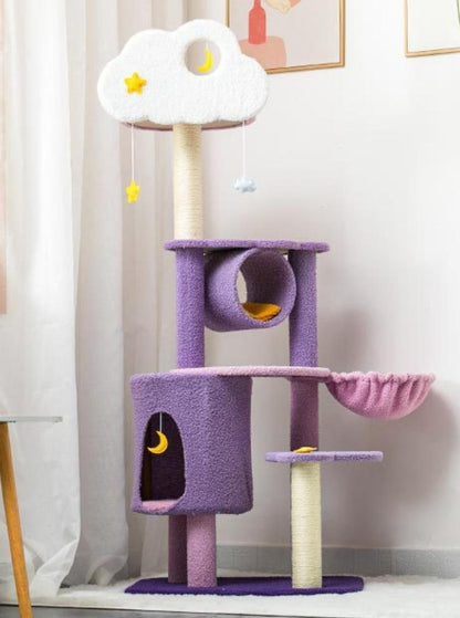 Yumekawa Night Sky Cat Tower 