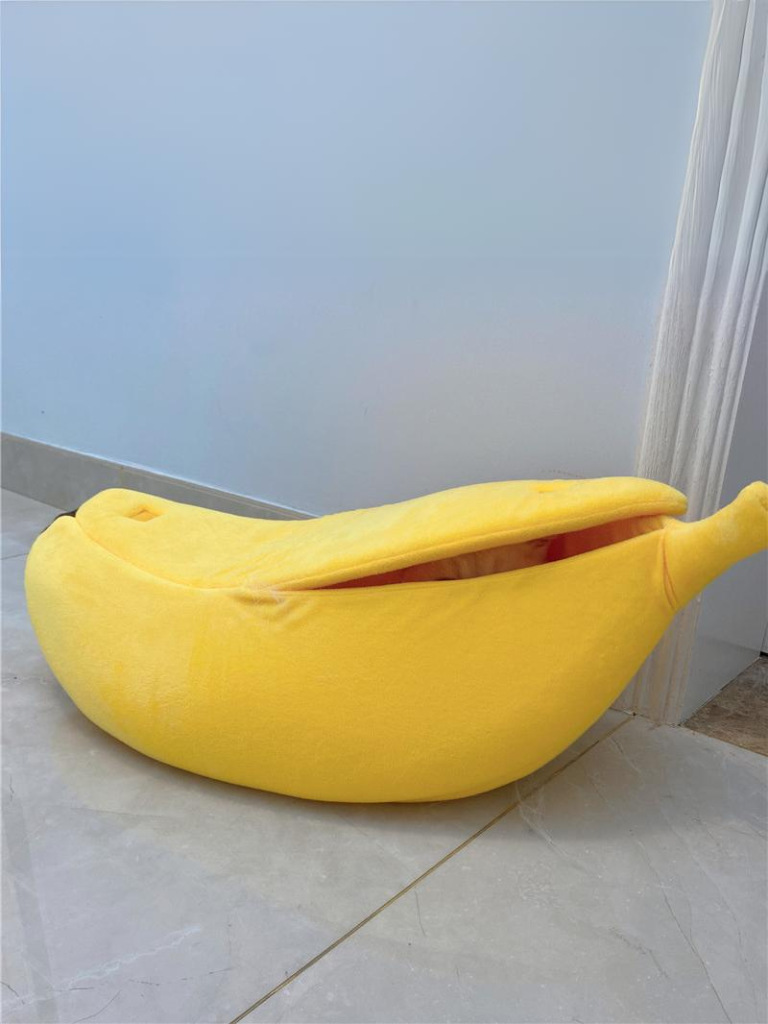 banana cat bed 