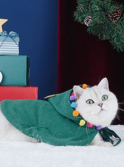 [Next day shipping/Christmas only] Christmas tree cat wear