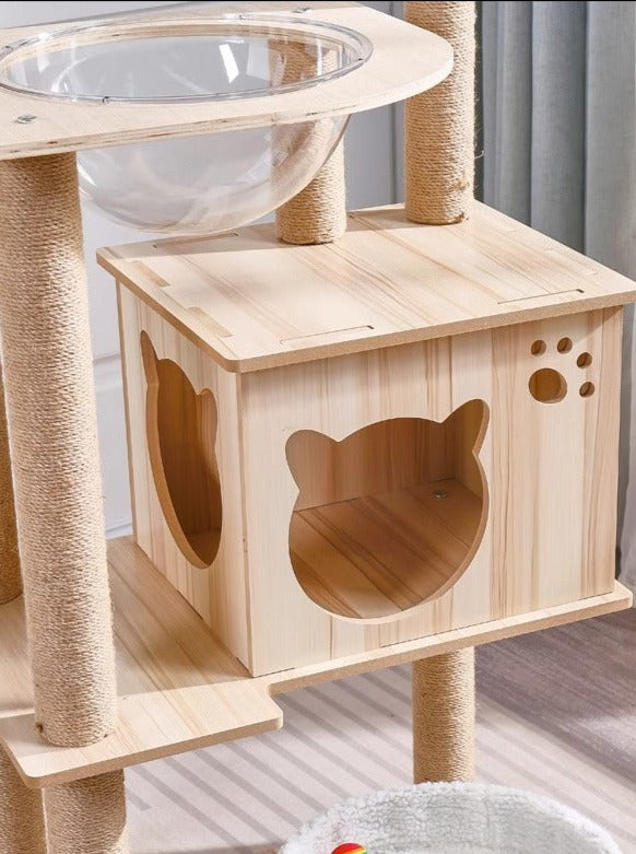 MOFUCAT popularity No. 1! Cat tower with capsule bed