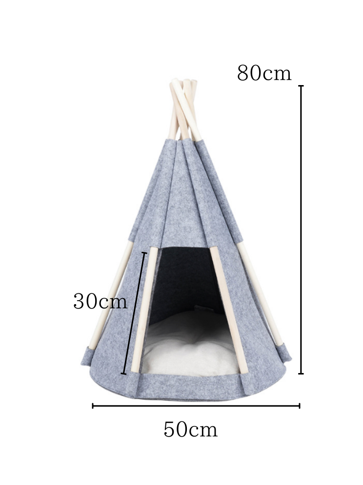 [Scheduled to be discontinued] Tent type cat house [with cushion]