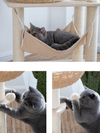 rattan hammock cat tower