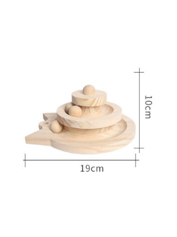 タワー型トラックボールキャットトイ