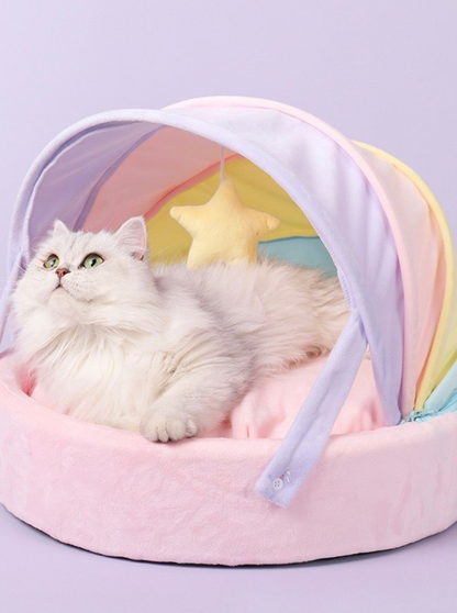 rainbow cat house