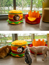 Hamburger shop cat bed [Hamburger potato] 