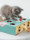 Pop-up hamster cat toy with claw 