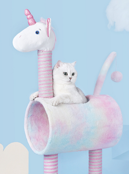 unicorn cat tower 