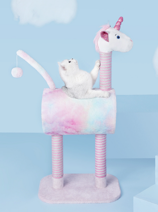 unicorn cat tower 
