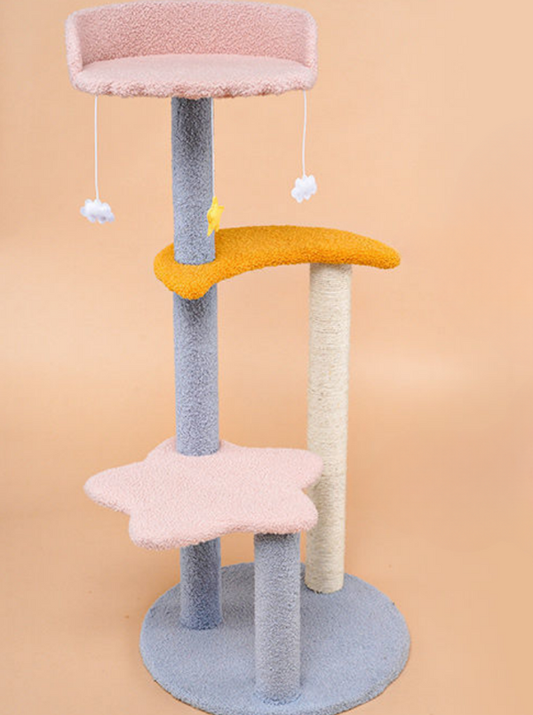 【生産終了予定！】星空パステルキャットタワー - MOFUCAT