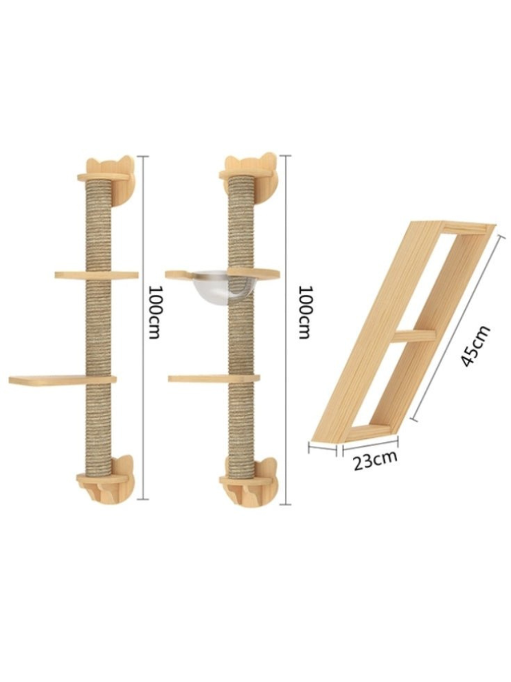 Athletic Wood Cat Step 15 Piece Set 