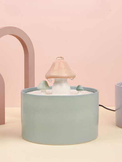 Pastel mushroom water dispenser [USB circulation] 