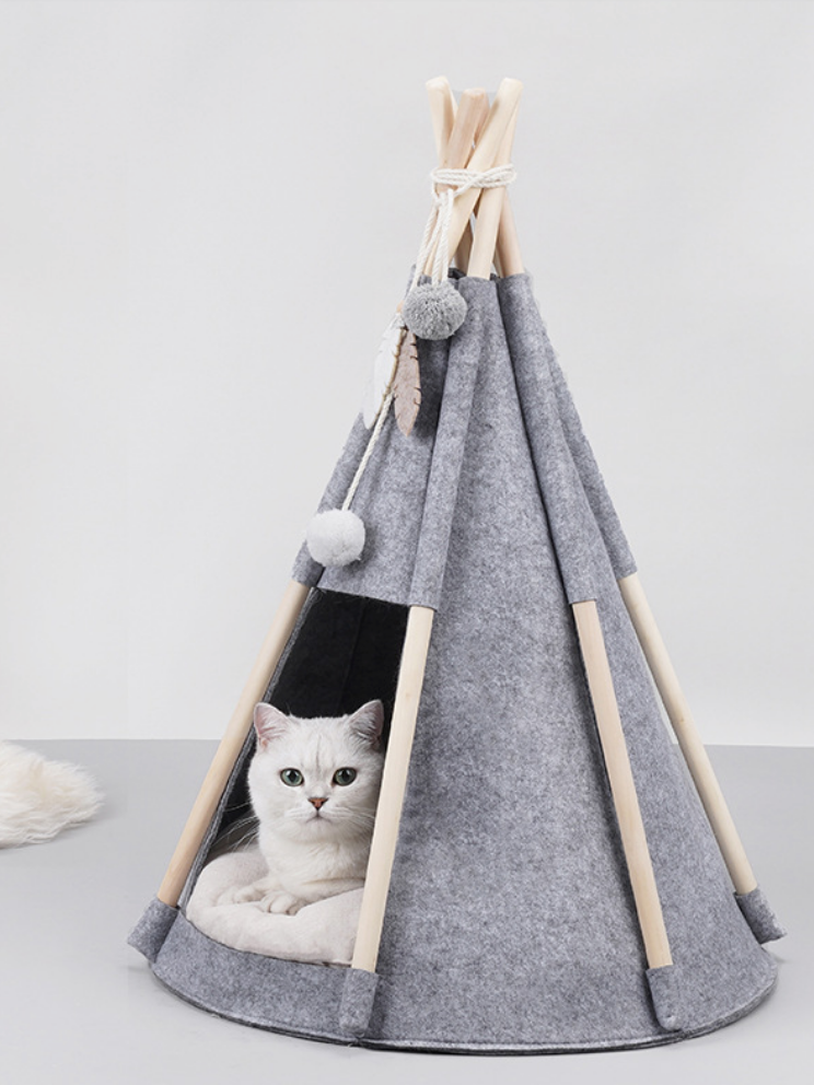 [Scheduled to be discontinued] Tent type cat house [with cushion]