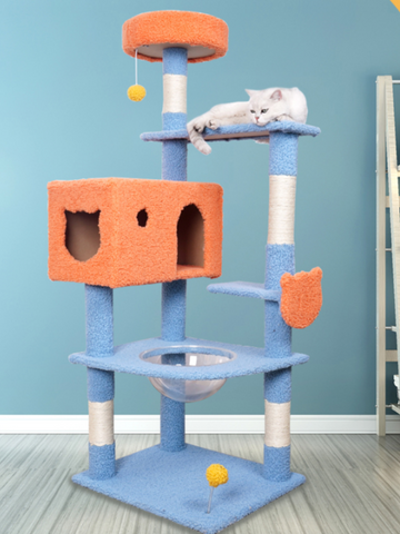 [Scheduled to be discontinued] Cat Tower with Capsule Bed