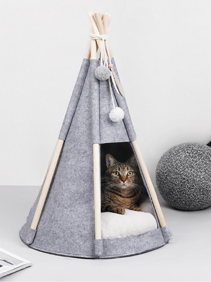 [Scheduled to be discontinued] Tent type cat house [with cushion]