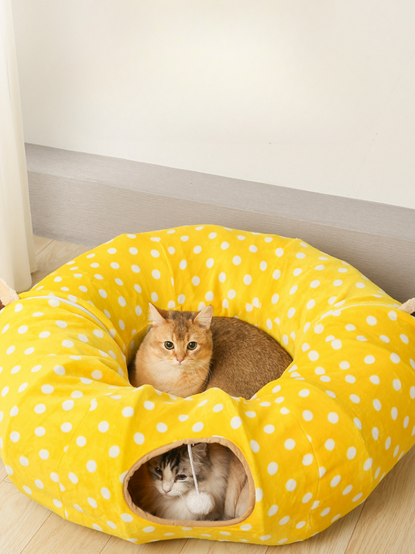 dot circle tunnel cat bed dot half tunnel cat bed