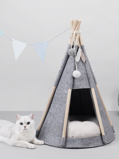 [Scheduled to be discontinued] Tent type cat house [with cushion]