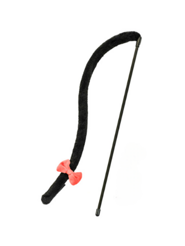 Black Cat Tail Cat Teaser Cat Toy 