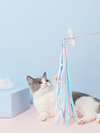 Shiny Angel Stick Ribbon Cat Toy