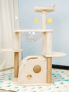 cheese box capsule cat tower
