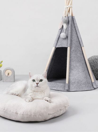 [Scheduled to be discontinued] Tent type cat house [with cushion]