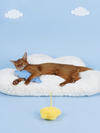 Cloud marshmallow cat bed [with star toy]