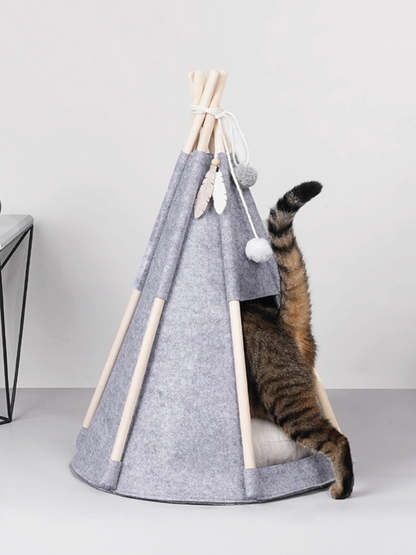 [Scheduled to be discontinued] Tent type cat house [with cushion]