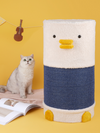 Duck type scratching cat house 