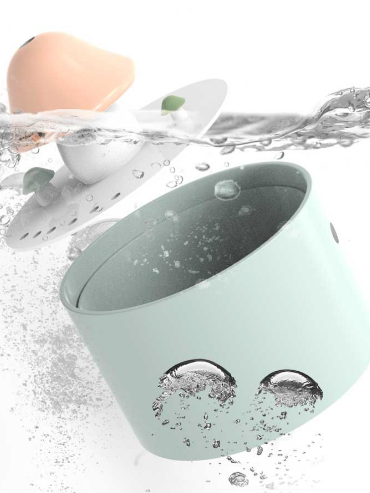 Pastel mushroom water dispenser [USB circulation] 