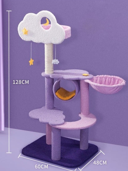 Yumekawa Night Sky Cat Tower 