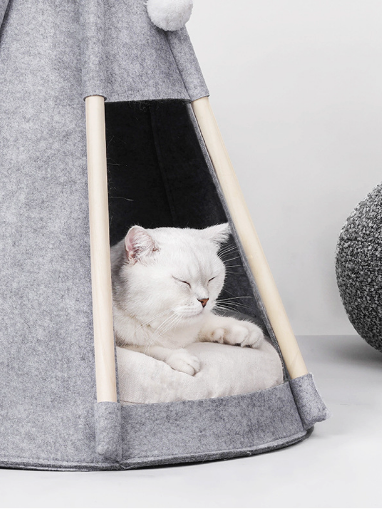 [Scheduled to be discontinued] Tent type cat house [with cushion]