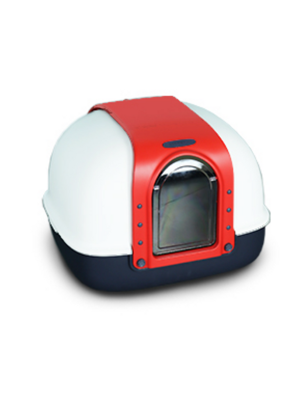 【生産終了予定】トリプルカラーキャットトイレ【マット付き】