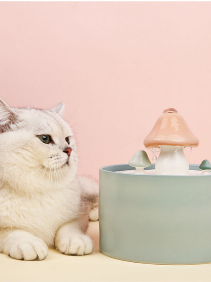 Pastel mushroom water dispenser [USB circulation] 