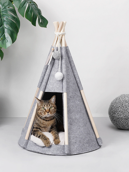 [Scheduled to be discontinued] Tent type cat house [with cushion]