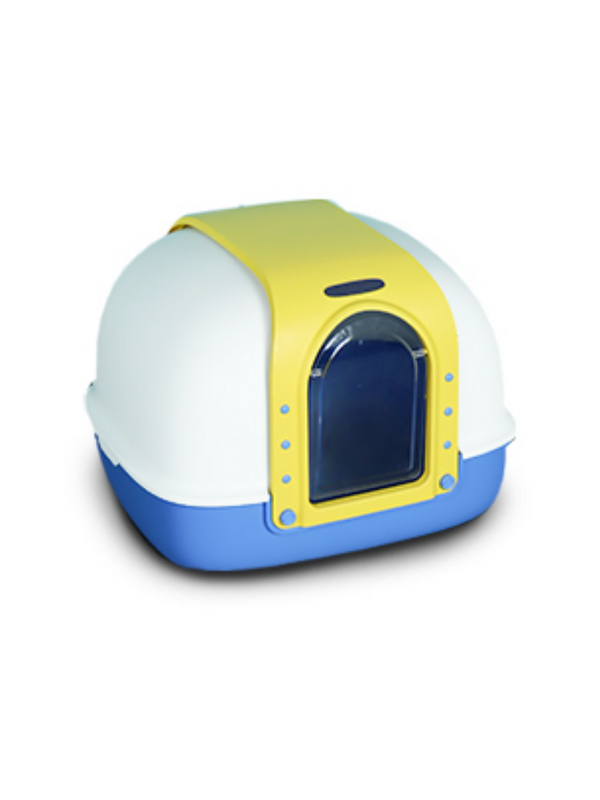 【生産終了予定】トリプルカラーキャットトイレ【マット付き】