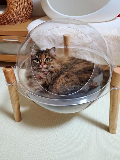 【肉球が見える！】地球型カプセル猫ベッド【送料無料】 - MOFUCAT