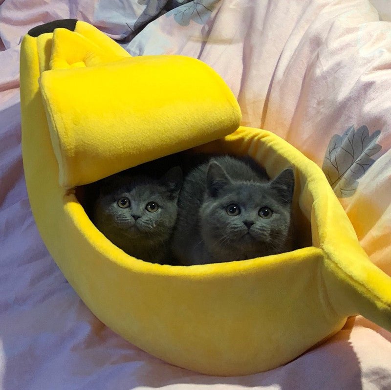 全国総量無料で ペットベッド 猫ベッド ペットハウス 柔らかい バナナ 猫用ベッド かわいい 猫ハウス オールシーズン使える 